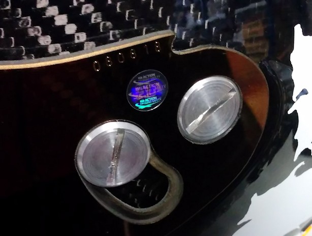 FIA visor sticker